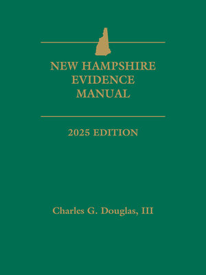 cover image of New Hampshire Evidence Manual